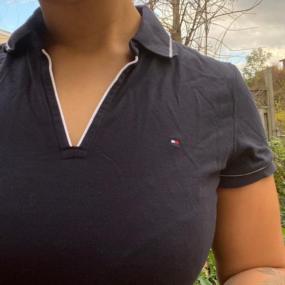 Navy Tommy Hilfiger polo shirt - Picture 4 of 4